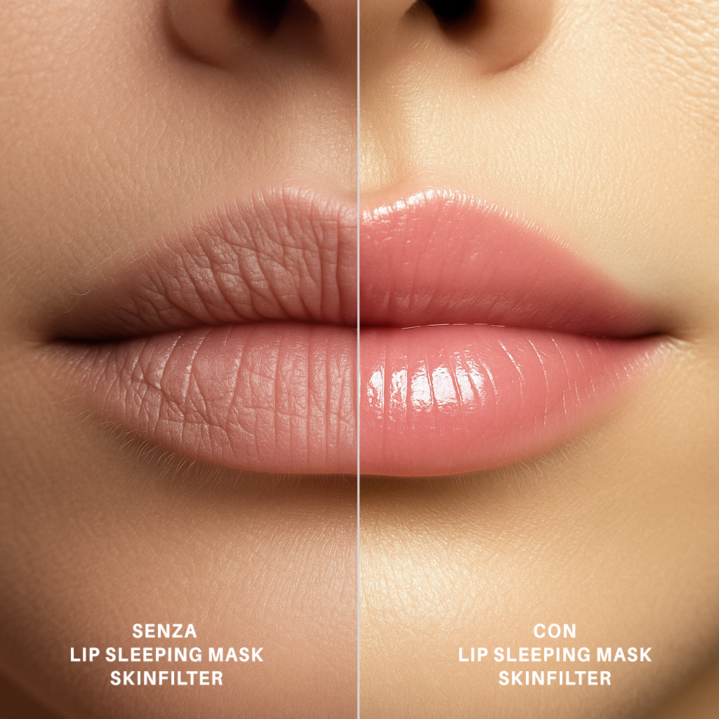 Maschera Labbra Notte Nutriente e Riparatrice | Skinfilter