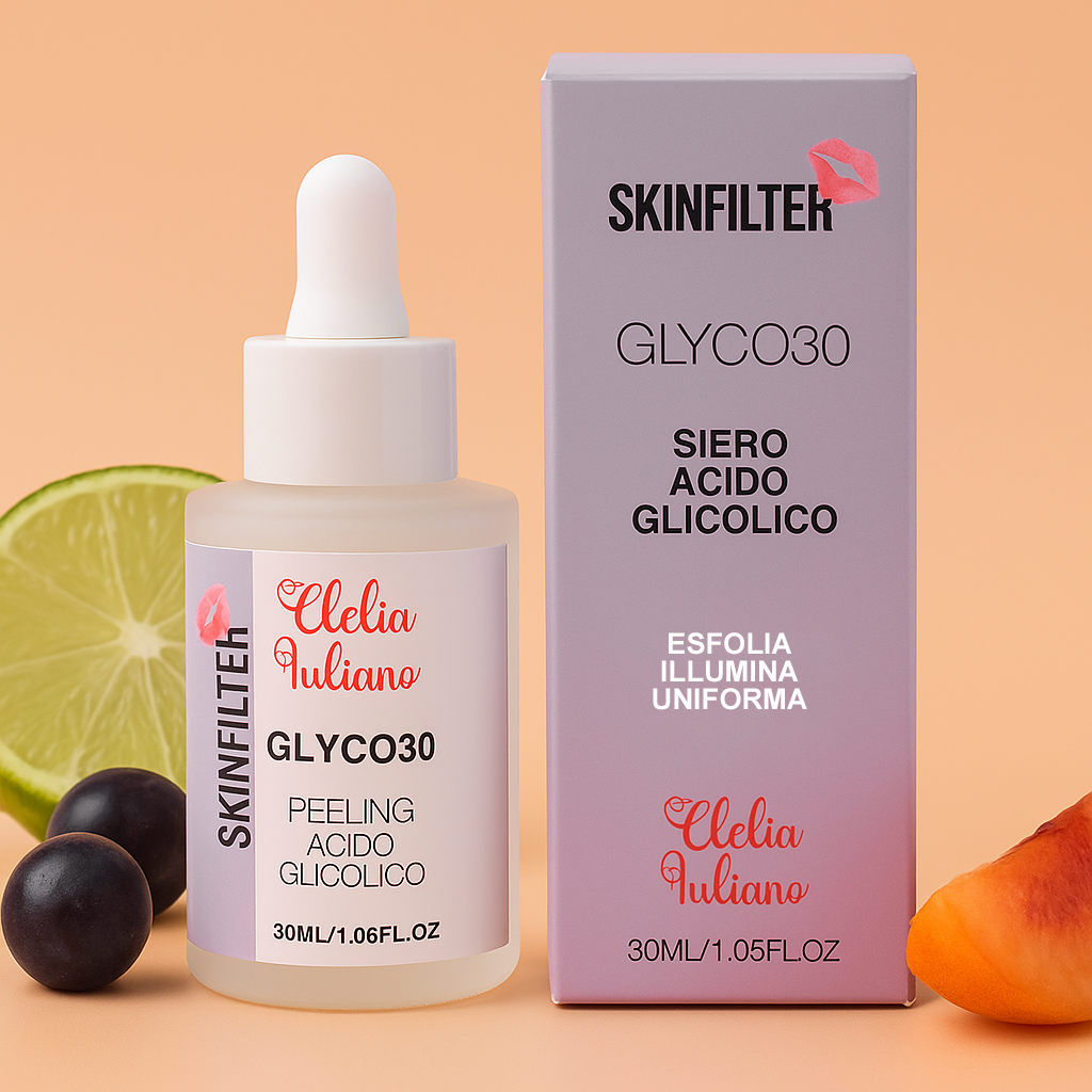 Glyco 30 | Peeling 30% Acido Glicolico - Esfolia,illumina,uniforma.