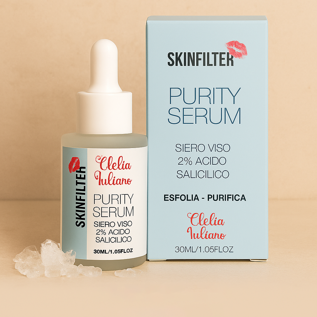 Purity Serum SKINFILTER | Peeling 2% Acido Salicilico – Esfoliazione e Pelle Purificata