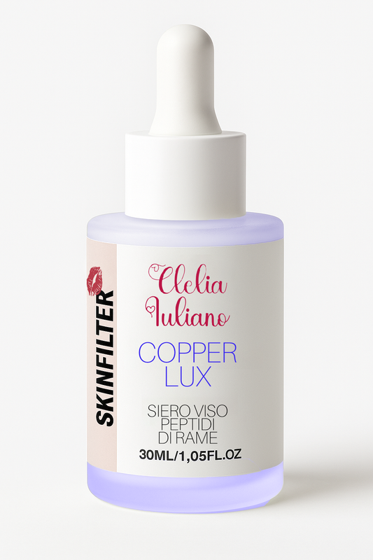 COPPER LUX SKINFILTER – Siero viso ai Peptidi di Rame rigenerante anti-age