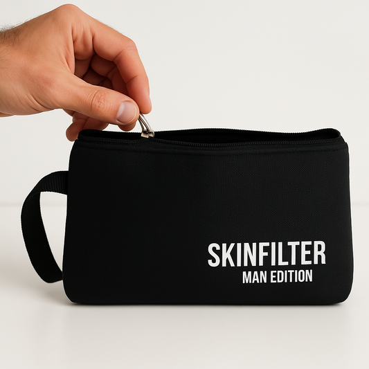 Borsellino uomo SKINFILTER in tela lavabile