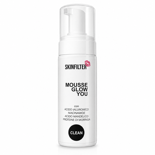 Mousse Detergente Purificante Viso con Acido Ialuronico, Niacinamide e Acido Mandelico