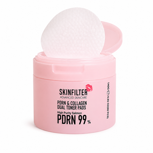 SKINFILTER PDRN Renewal Pads – Toner Pads Viso con Niacinamide, Retinolo e LHA