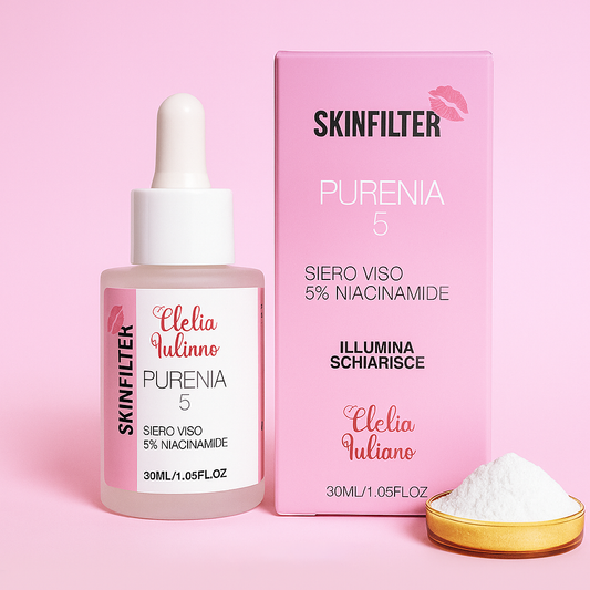 Siero viso Niacinamide 5% – SKINFILTER PURENIA | Pelle luminosa