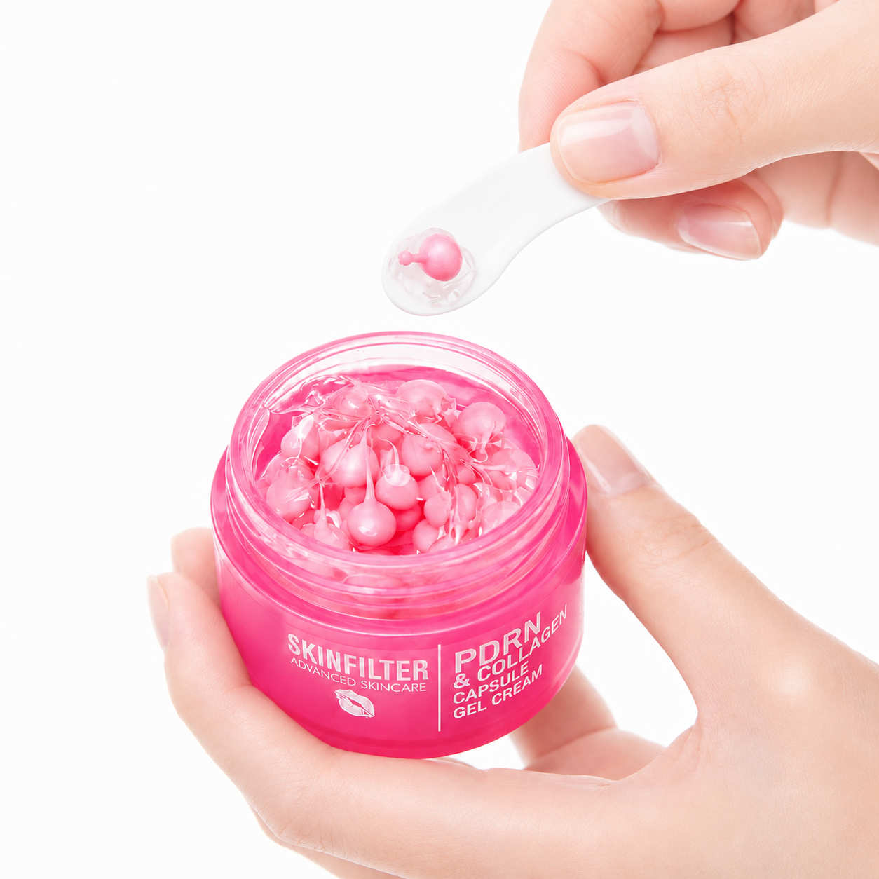  gel collagene con crema PDRN rosa a sfere  SKINFILTER