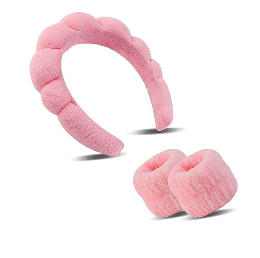 Set - Cerchietto e polsini beauty routine