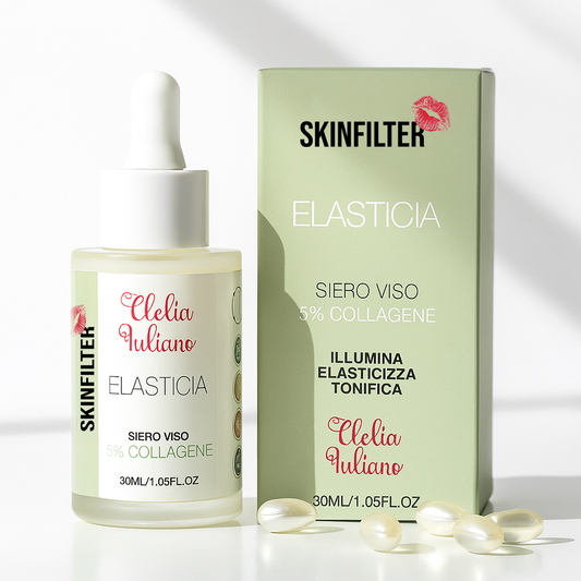 Siero Viso Collagene 5% ELASTICIA – Anti-age, Tonificante | SKINFILTER 30ml