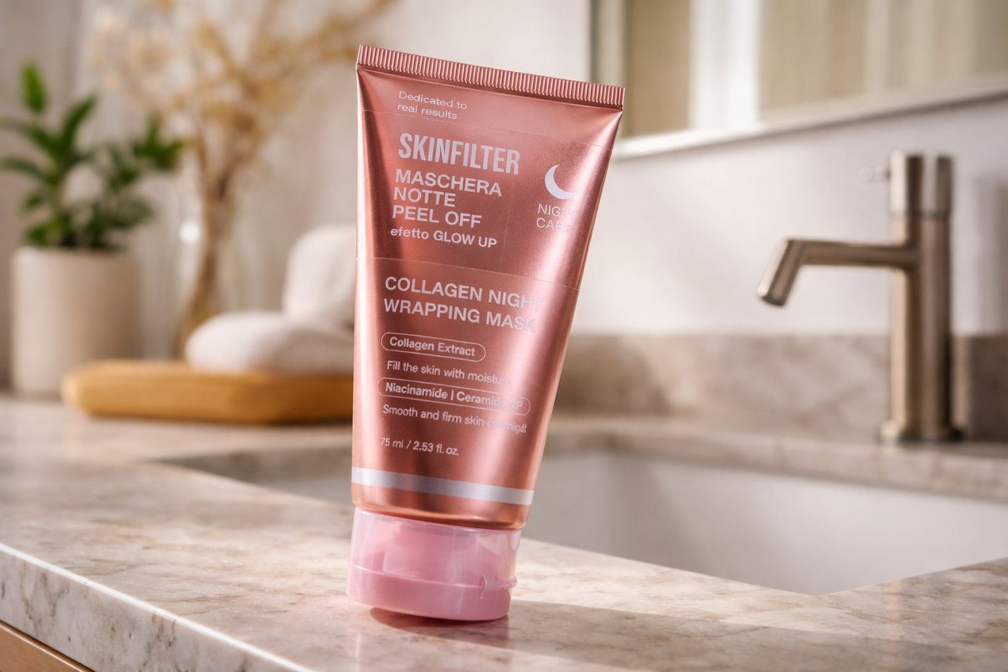 SKINFILTER – MASCHERA NOTTE peel off al collagene