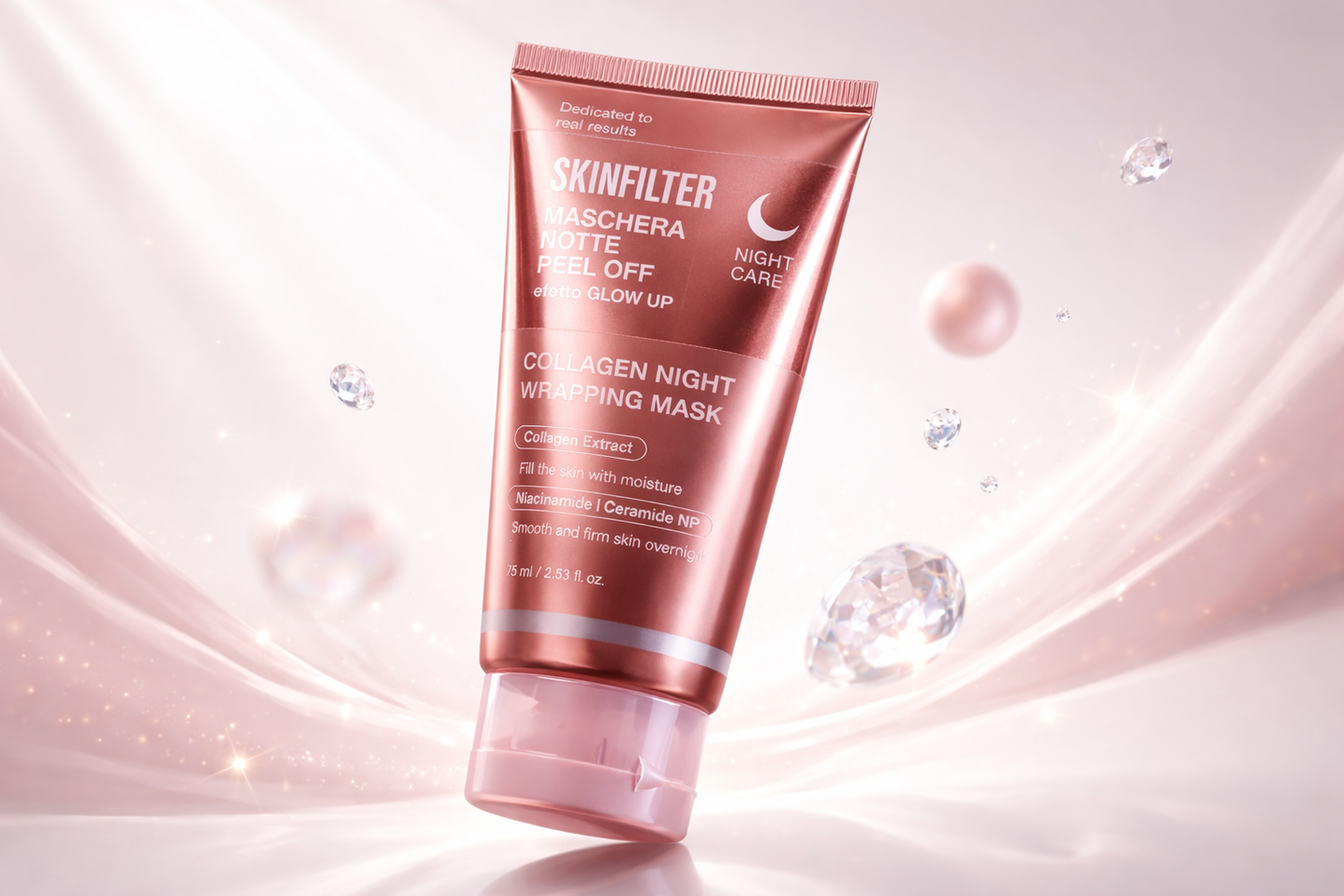 SKINFILTER – MASCHERA NOTTE peel off al collagene