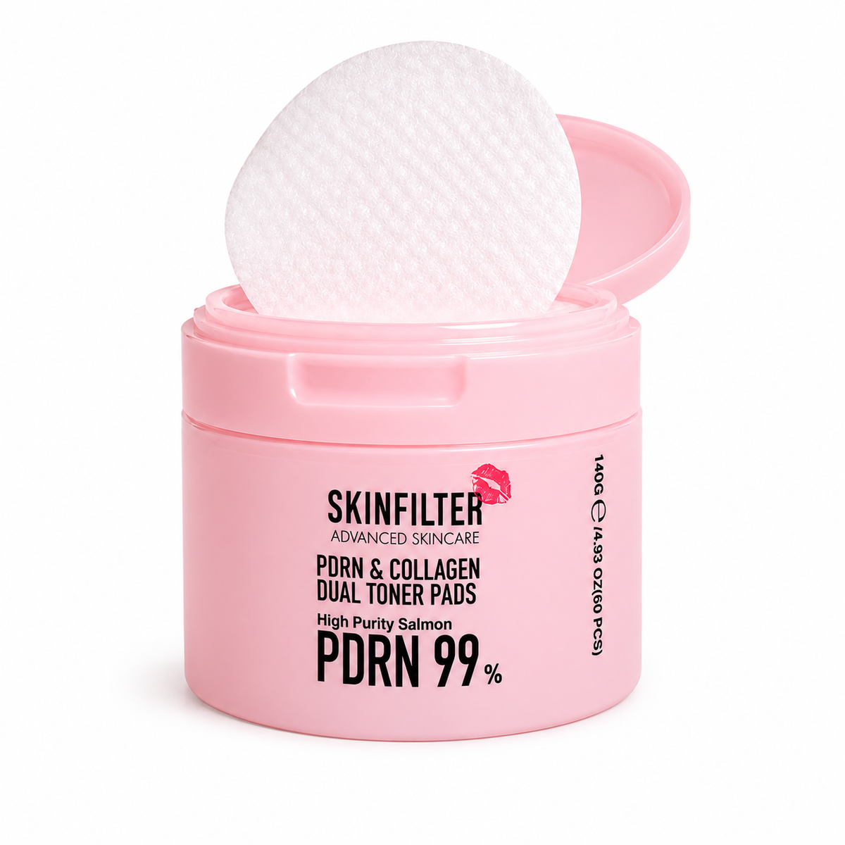 SKINFILTER PDRN & Collagen Dual Toner Pads 60 pads inclusi nella PDRN Skin Ritual Box