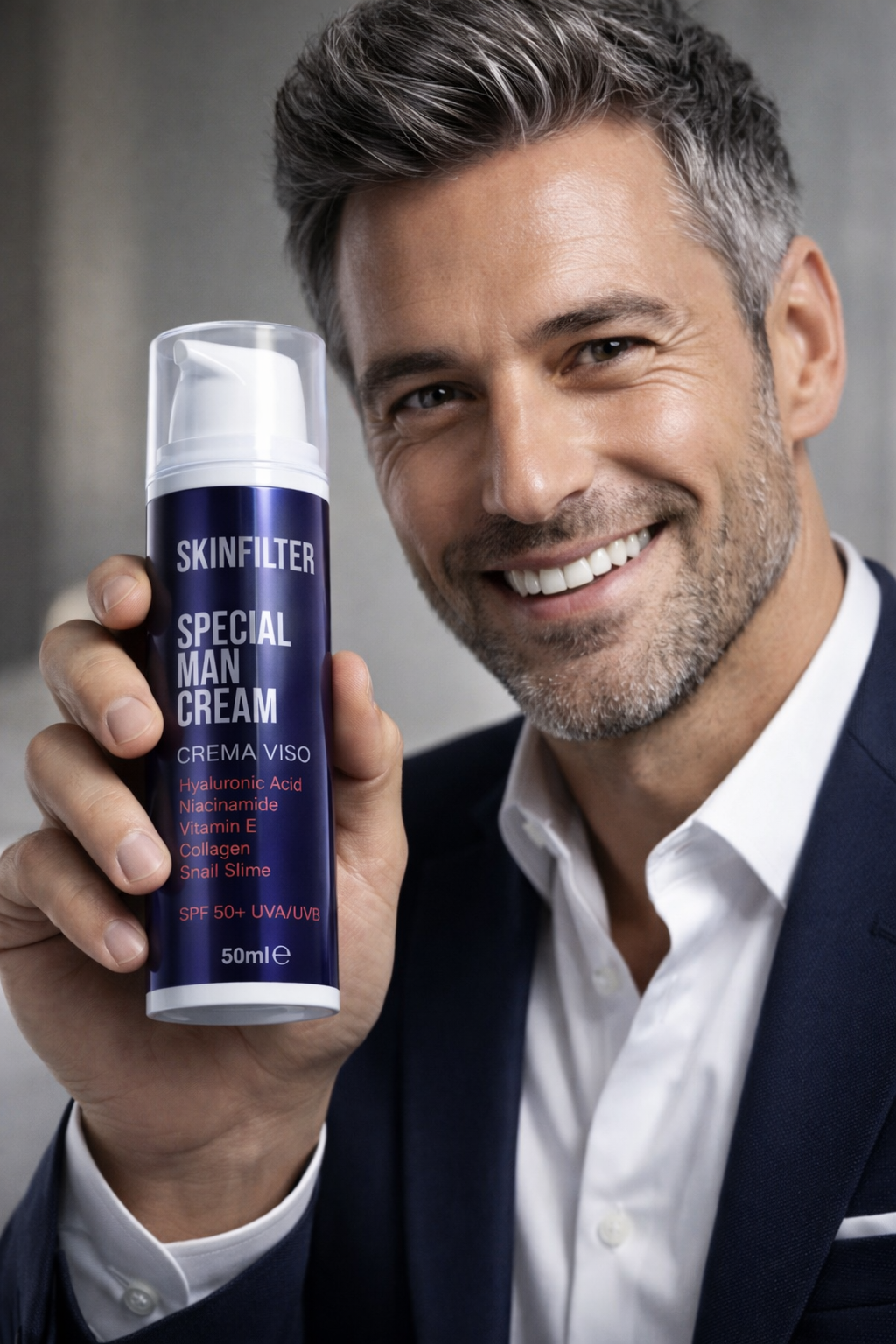Special Man Cream . Crema Viso Uomo Anti-Age & Protettiva | SKINFILTER