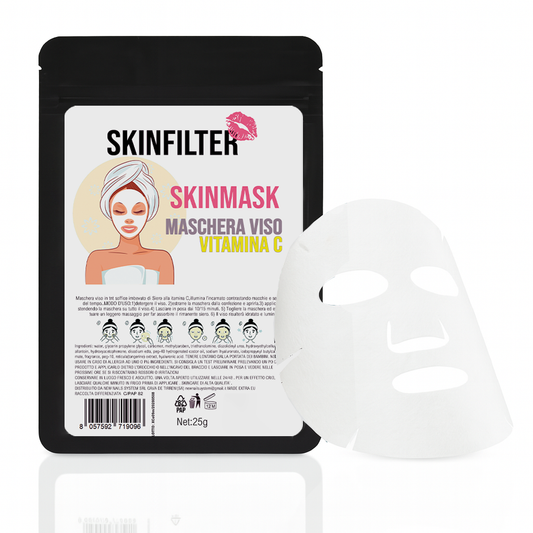 Maschera Viso Vitamina C SKINFILTER – Illumina e Uniforma l’Incarnato